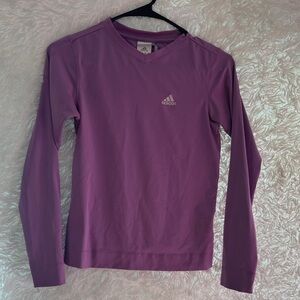 Adidas Purple Long Sleeve Tee